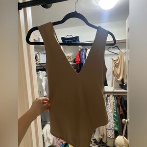 Free People Bodysuit | V Neck Tank